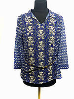 Стильная женская блузка Dedoce синяя