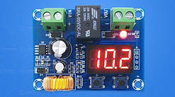 Плата, Контроллер, модуль управления зарядом з індикатором 6-60V (XH-M609)