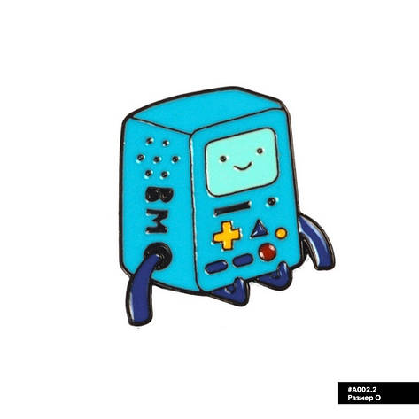 Значок металлический Пин Pin City-A Adventure Time Финн и Джейк БиМо №898, фото 1