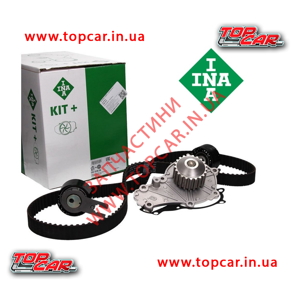 Комплект ГРМ + помпа Citroen Nemo 1.4HDi INA 530 0239 30, фото 1