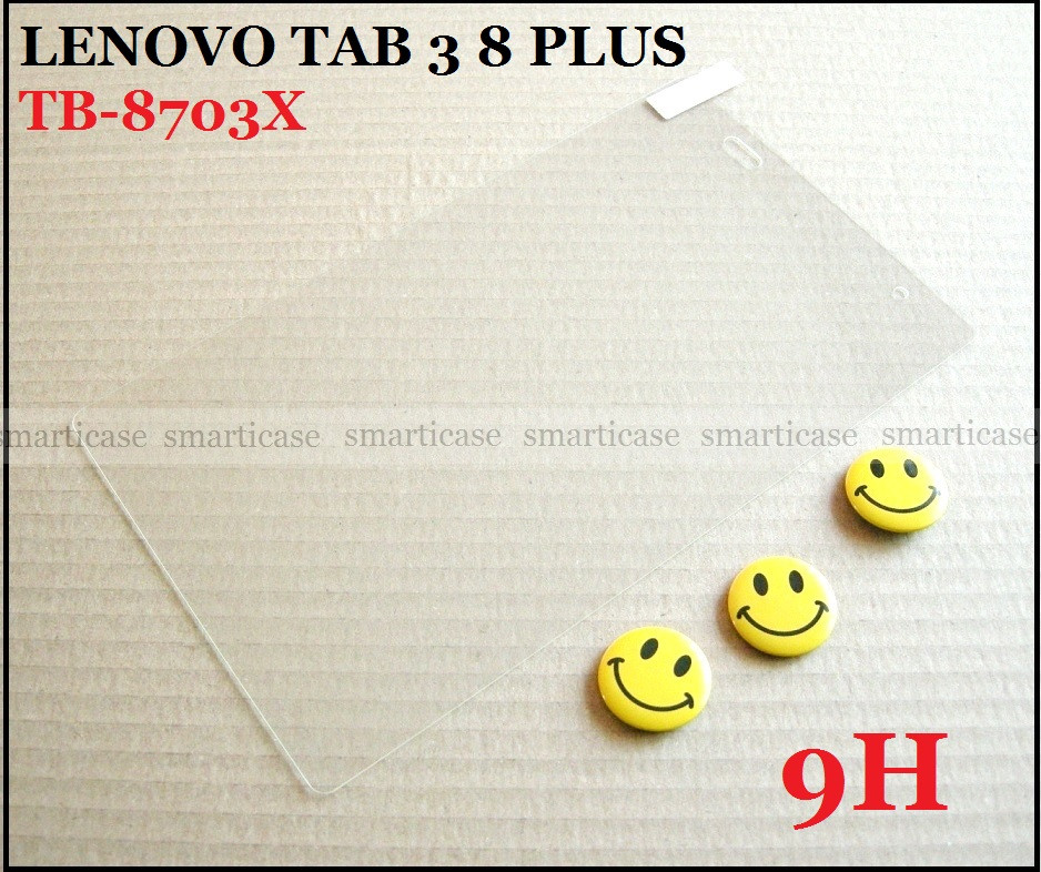 Захисне скло для Lenovo Tab 3 8 Plus 8703X, Lenovo P8, олеофобним 9H