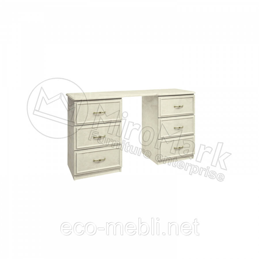 Туалетний столик 6Ш у спальню Олімпія Радіка Беж Міромарк, фото 1