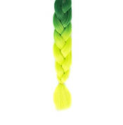 Канекалон Омбре (зелений/жовтий) 65*130 см