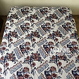 Гобеленове покривало — плед. Розмір 220*240 см. (будинок, пляж, пікнік), фото 4