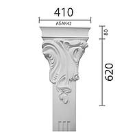 Капитель пилястры, гипсовая капитель кп-42