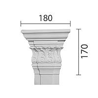 Капитель пилястры, гипсовая капитель кп-79