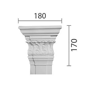Капітель пілястри, гіпсова капітель кп-79