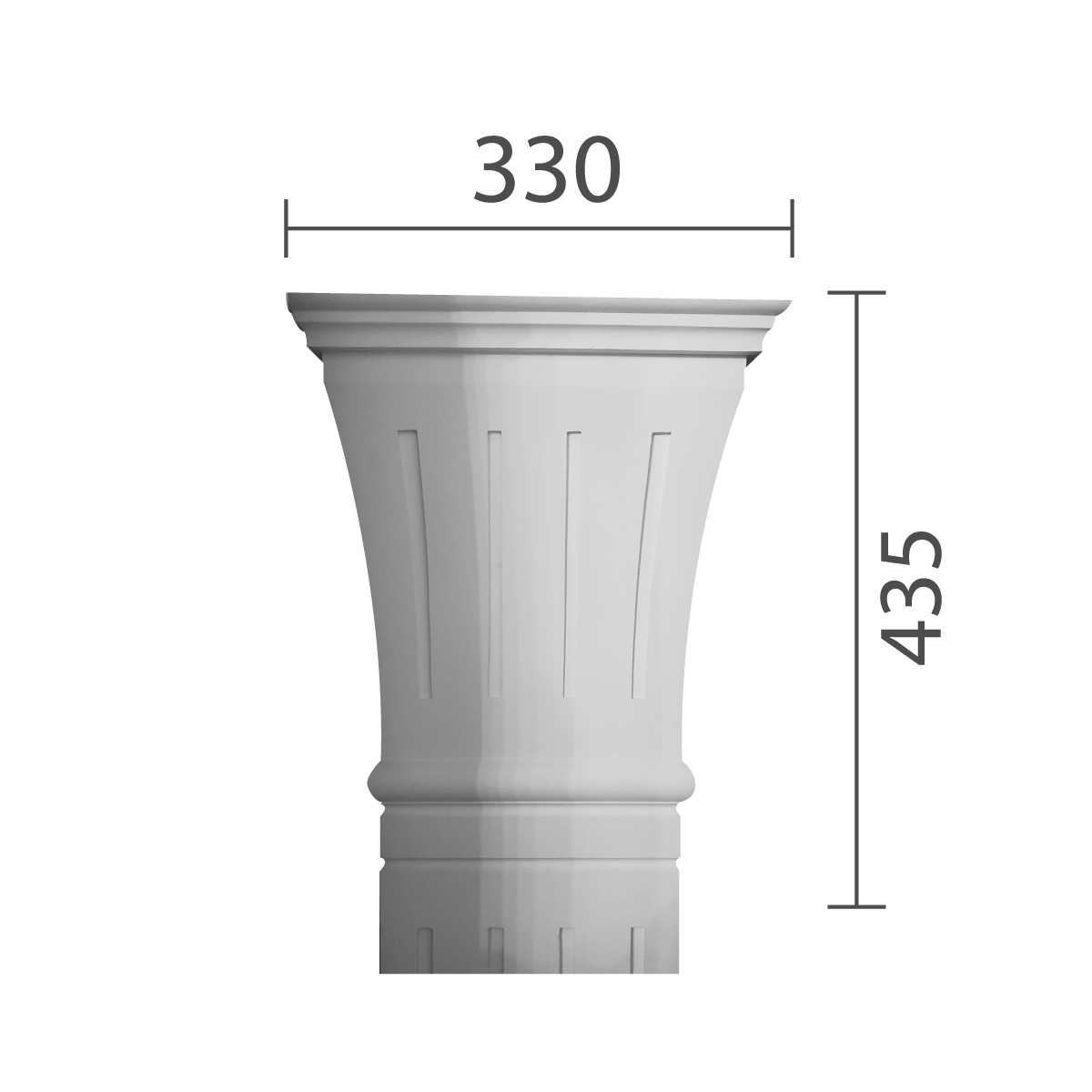 Капітель пілястри, гіпсова капітель кп-57