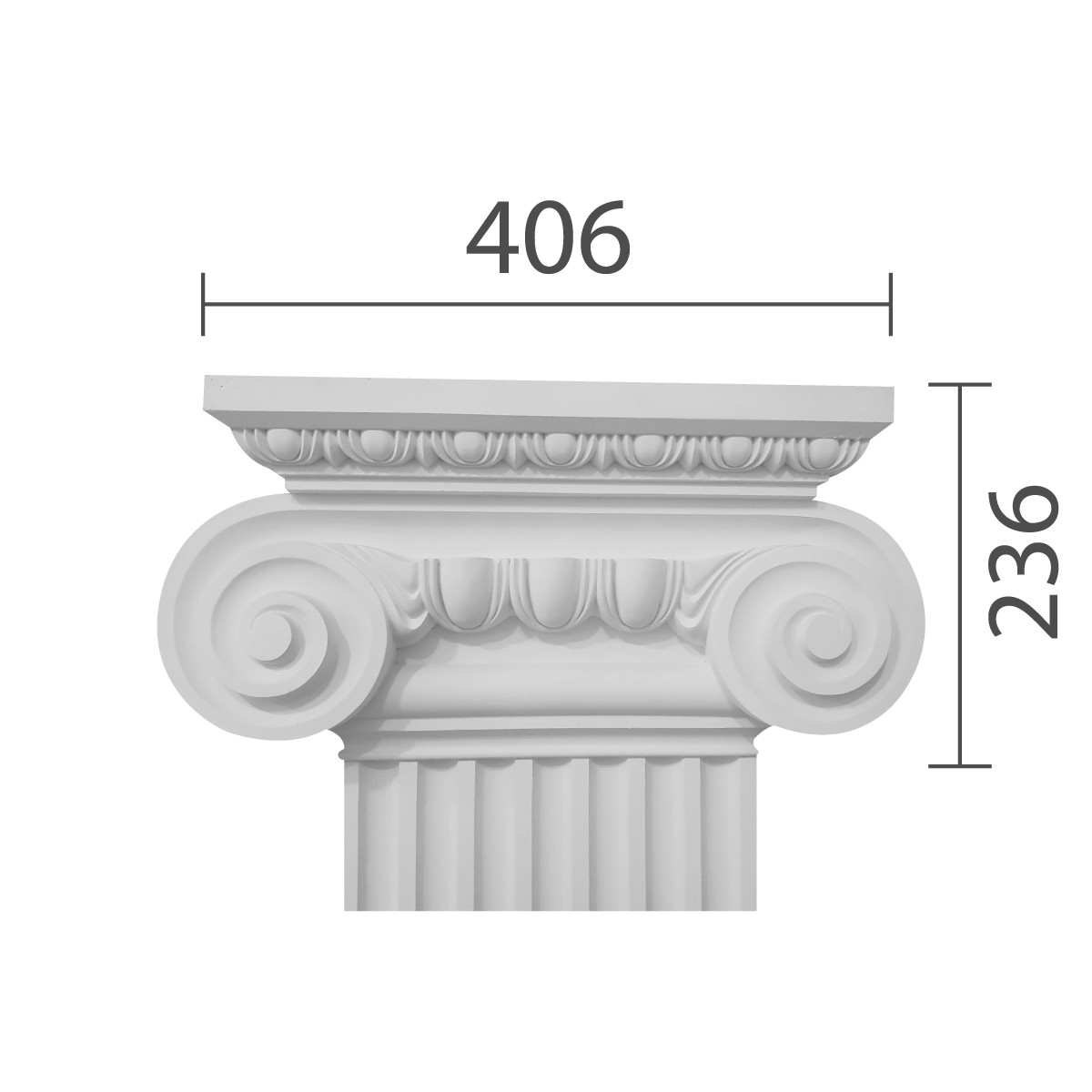 Капітель пілястри, гіпсова капітель кп-36, фото 1