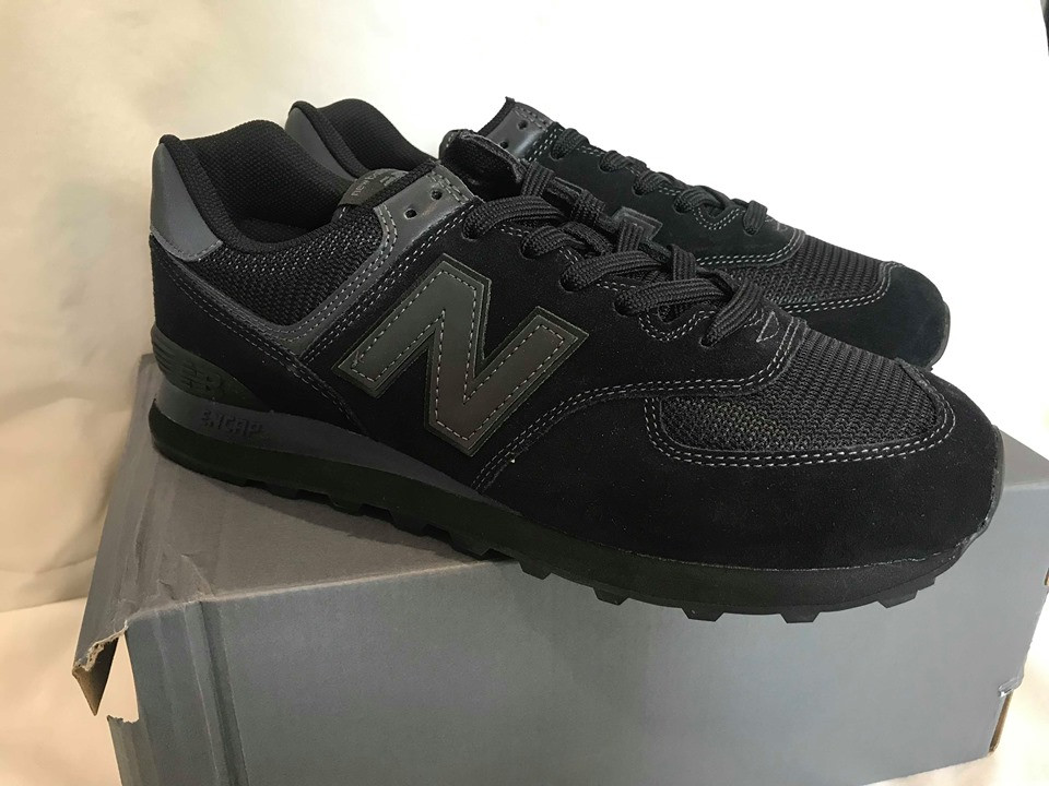 Кроссовки New Balance 574 оригинал black - фото 4 - id-p957977540