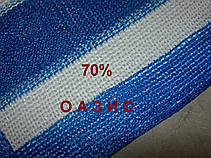 Сітка рулон затінюють біло-блакитна рулон 4м 70% Угорщина, фото 3