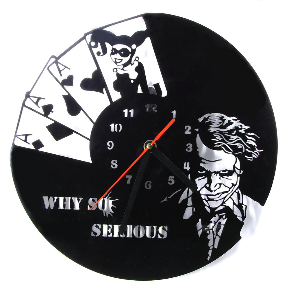 Настінні годинники Джокер Joker "Why so serious"