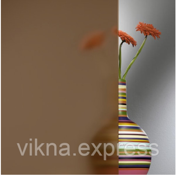 Матове скло сатин, бронза Сатин бронза матове