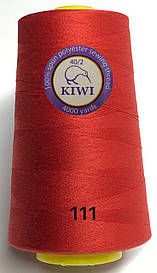 Швейні нитки №111 40/2 поліестер Kiwi Ківі 4000ярдов