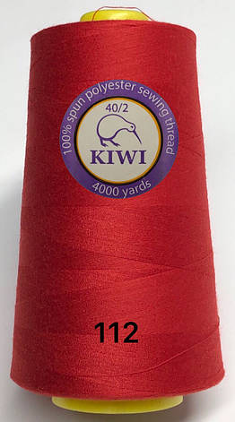 Швейні нитки №112 40/2 поліестер Kiwi Ківі 4000ярдов, фото 2