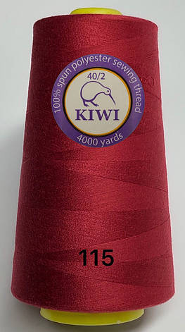 Швейні нитки №115 40/2 поліестер Kiwi Ківі 4000ярдов, фото 2