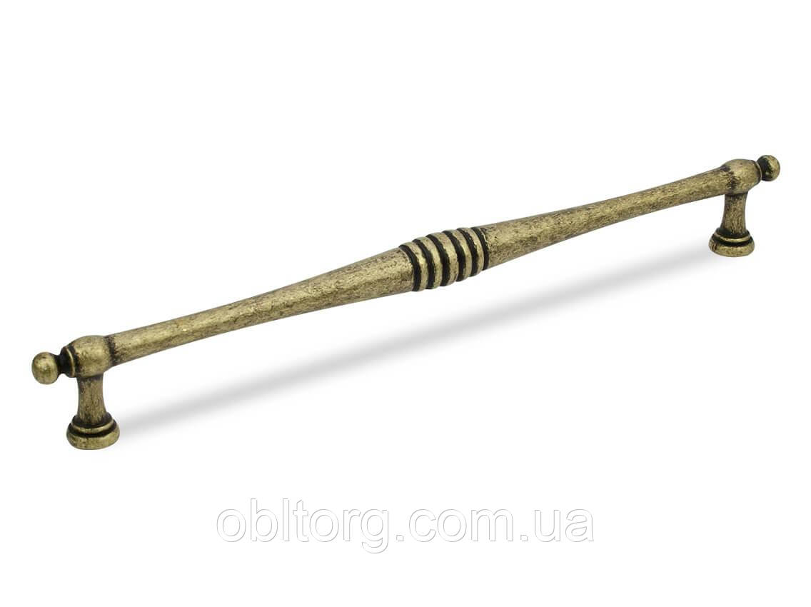 Ручка рейлінгова меблева Virno Antique 634/224 патинована бронза, фото 1