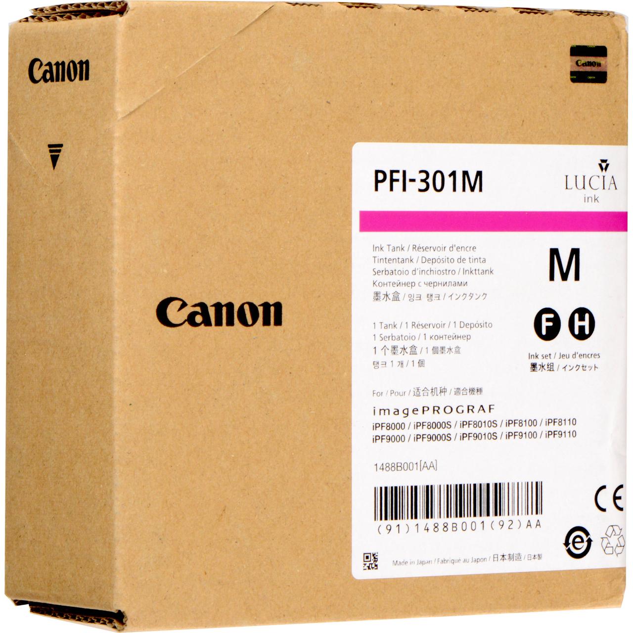 Картридж Canon PFI-307M для iPF830/840/850, Magenta, 330 мл