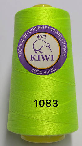 Швейні нитки №1083 40/2 поліестер Kiwi Ківі 4000ярдов, фото 2