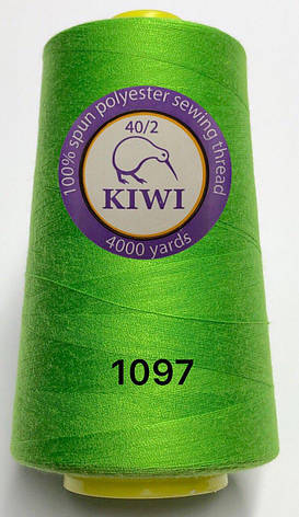 Швейні нитки №1097 40/2 поліестер Kiwi Ківі 4000ярдов, фото 2