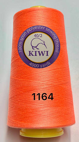 Швейні нитки №1164 40/2 поліестер Kiwi Ківі 4000ярдов, фото 2