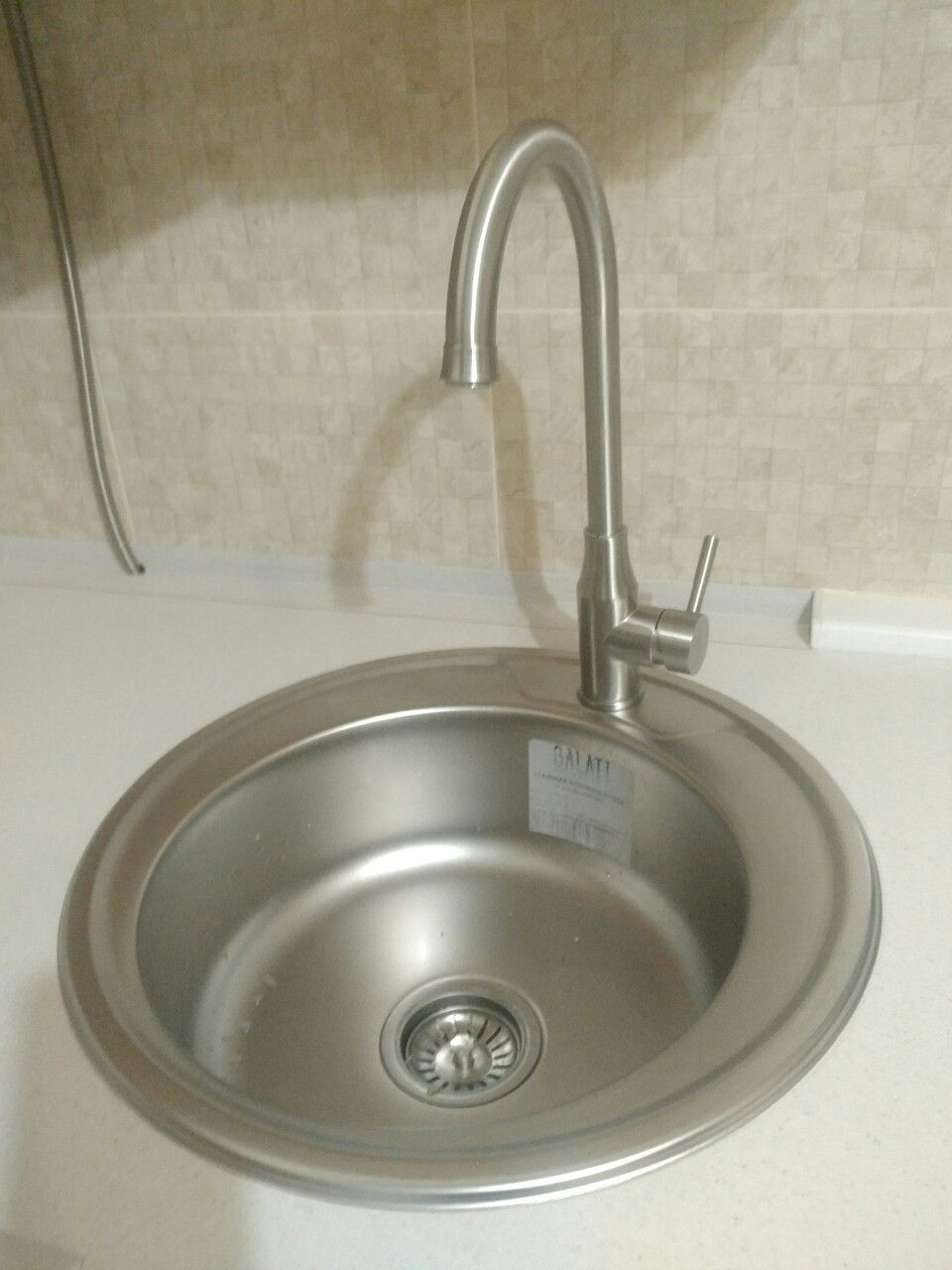 Кухонна мийка Galaţi (Eko) Sorin Satin 490, фото 1