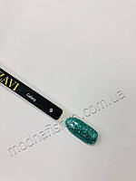 Гель-лак Sezavi "Galaxy" No9 (зелений, з блискітками), 8 мл