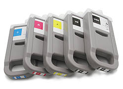 Набір сумісних картриджів Ocbestjet PFI-707 для Canon iPF830/840/850, CMYKMBk, 5x700 мл