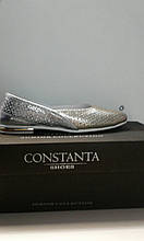 Балетки шкіра дівч. Constanta1254, 32 золото-срібло