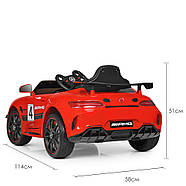 Електромобіль дитячий Mersedes AMG M 4050EBLR-3 червоний, фото 5