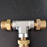 Трійник високого тиску для під'єднання двох пістолетів до АВД, фото 2