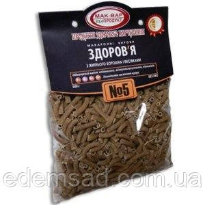 Макарони з житнього борошна з висівками "Здоров'я" No5, "Мак-Вар", 500 г