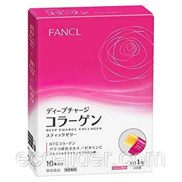 Коллагеновое желе Fancl Deep Charge Collagen Stick Jelly, в стиках Япония 10 шт, фото 1