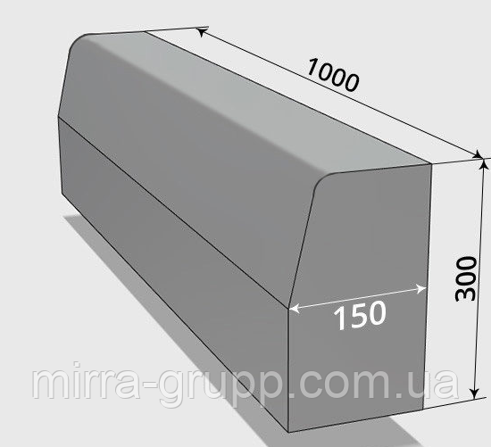 Бордюр дорожній  БР100.30.15
