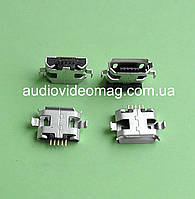 Гнездо microUSB 5pin монтажное, тип 3