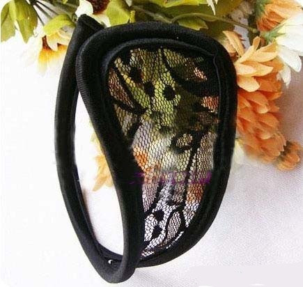 С-стринги чорні мережевні жіночі G-стрінги, фото 1