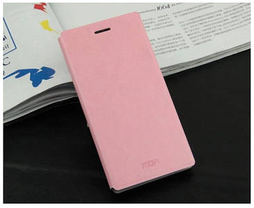Шкіряний чохол-книжка MOFI для Nokia Lumia 830 рожевий