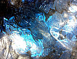Пайєтки листя клена 22х20 мм сині, фото 2
