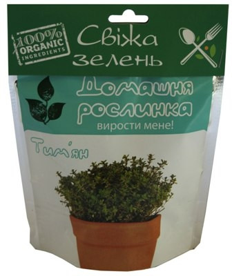 Домашня рослина "Чебрець (тім'ян)", 0,5 л, фото 1