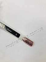 Гель-лак Sezavi "Titanium" No1 (рожеве золото, рідкий глітер), 8 мл