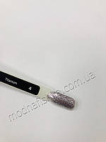 Гель-лак Sezavi "Titanium" No4 (срібло з фіолетовим відливом, рідкий глітер), 8 мл