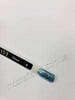 Гель-лак Sezavi "Titanium" No5 (синій, рідкий глітер), 8 мл