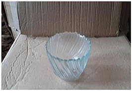 Салатник прозорий скляний 11,5 см