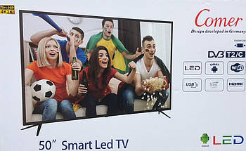 Телевізор COMER 50" Smart E50 DM-1200 (UHD)