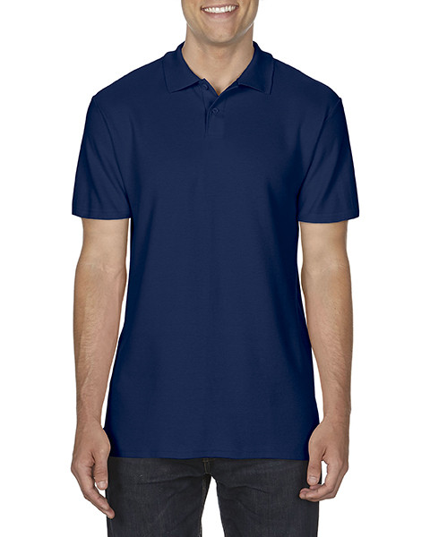 Сорочка поло, тому що синій, GILDAN Soft Style 64800, розміри від S до 3XL, щільність 177 г/м2
