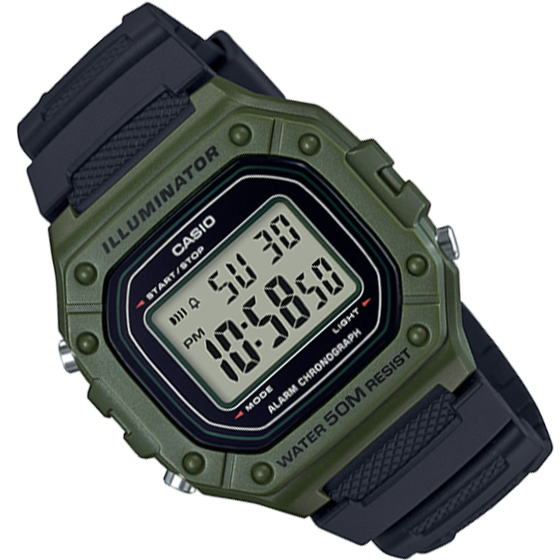 Чоловічий годинник Casio W-218H-3AVEF