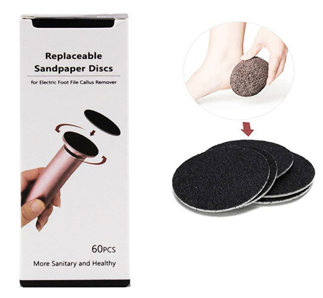 Самоклеючі змінні наждачні диски для електричної пилки для педикюру P100, фото 1