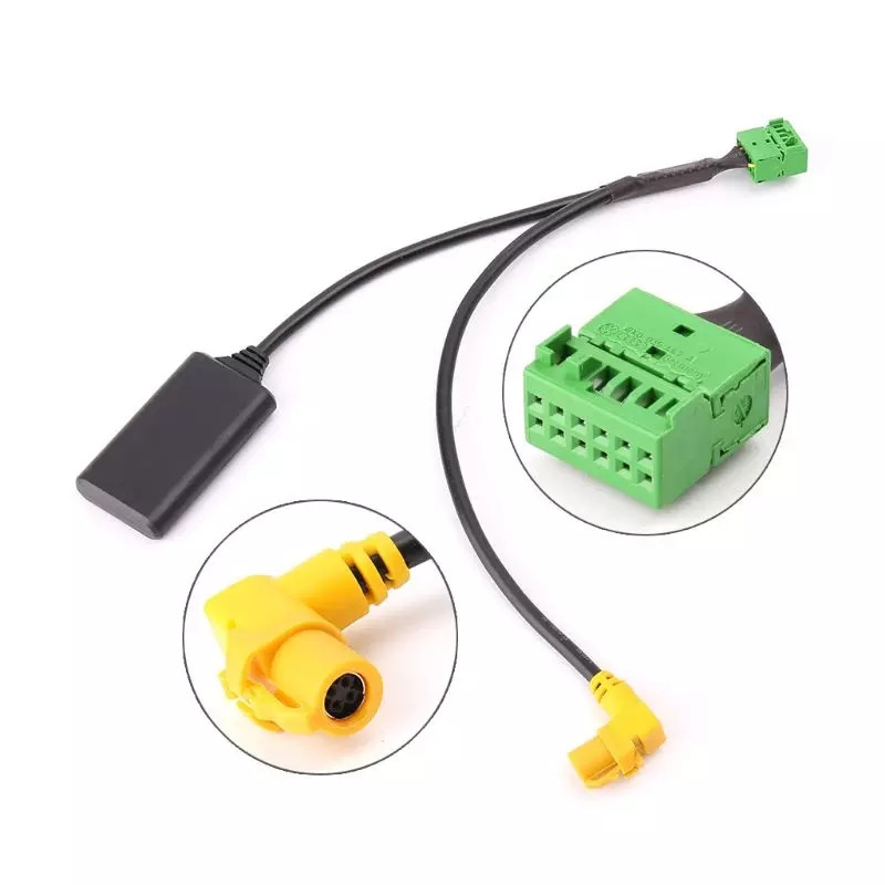 Блютуз Адаптер 4.0 Aux MMI 3g AMI 12-pin Bluetooth, AUX Audi Q5 A6 A4 Q7 A5 S5, фото 1