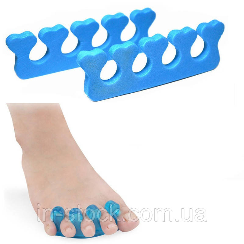 Розділювачі педикюрні для пальців ніг (10 шт)
