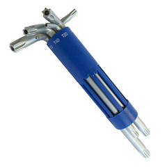 Набір шестигранних ключів S&R TX 8шт в пластиковому кейсі 365612008